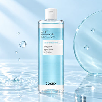 Eau micellaire nettoyante COSRX au pH faible et à la niacinamide 400 ml