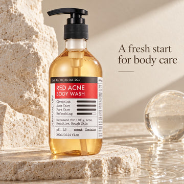 DERMA FACTORY Red Acne Body Wash 300ml