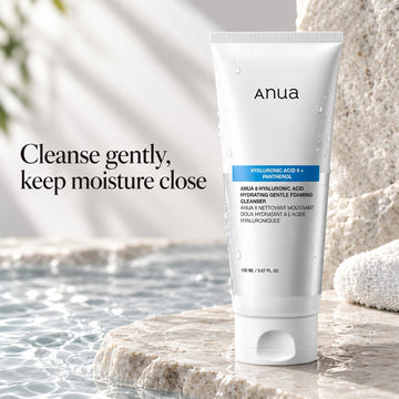 Nettoyant moussant Anua 8 acides hyaluroniques hydratant et doux 150 ml