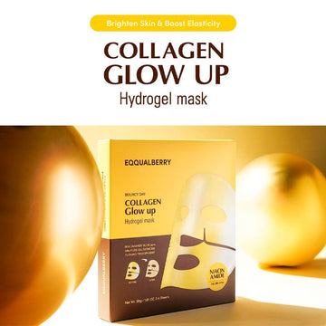 Eqqualberry Collagen Glow up Hydrogel Mask-2