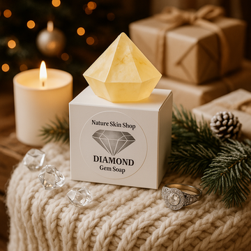 Diamond Birthstone Gem Soap with Hidden Silver Ring - Skincare Lab