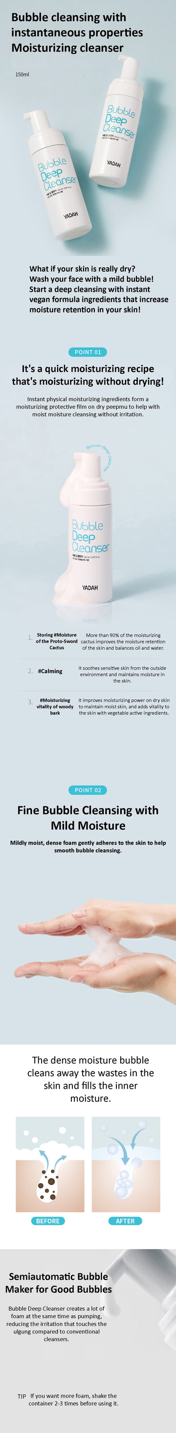 Yadah Bubble Deep Cleanser 150ml