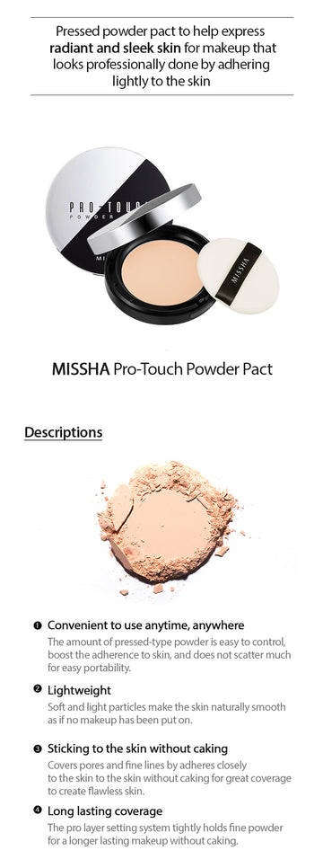 MISSHA Pro Touch Powder Pact 10g