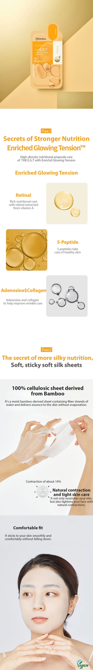 Mediheal The E.G.T Nourishing Ampoule Mask 24g