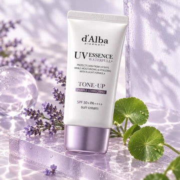 d'Alba Clean Tea Tree Liposome Tone-Up Sun Cream Purple 50ml