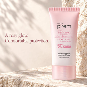 make p:rem Soothing Pink Tone Up Sun Cream 50ml