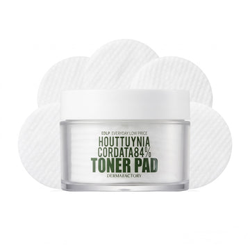 DERMA FACTORY EDLP Houttuynia Cordata 84% Toner Pad 30 Pads