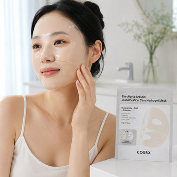Masque hydrogel COSRX Alpha-Arbutin soin anti-tâches 3 feuilles