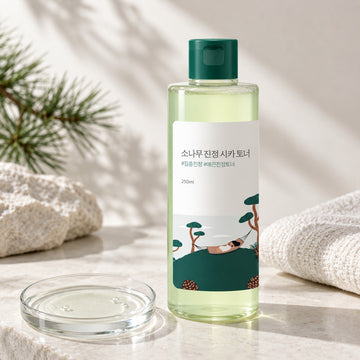Toner apaisant au Cica et au Pin Round Lab 250 ml - Rafraîchit et hydrate