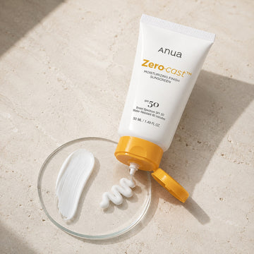 Anua Zero-Cast Crème Solaire Hydratante Fini Invisible 50ml