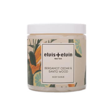 Bergamot Cedar & Santo Wood Blend Body Scrub with Dead Sea Salt 300ml - Skincare Lab