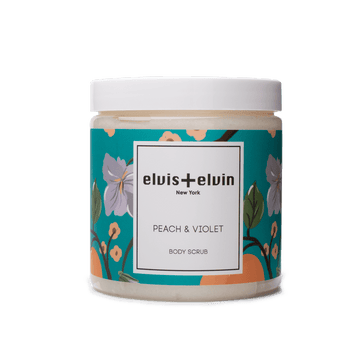 Peach & Violet Body Scrub with Dead Sea Salt 300ml - Skincare Lab