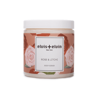 Rose & Litchi Body Scrub with Dead Sea Salt 300ml - Skincare Lab