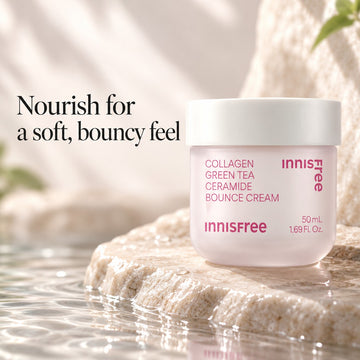 Innisfree Collagen Green Tea Ceramide Bounce Cream 50ml