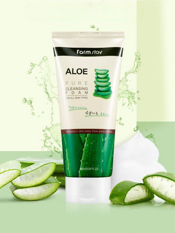 Farm stay Pure Cleansing Foam Aloe 180ml