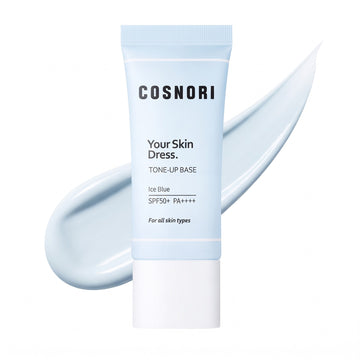 COSNORI Your Skin Dress Tone-Up Base SPF 50+ PA++++ Ice Blue 35ml