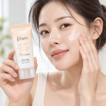 make p:rem Glow Beige Tone Up Sun Cream 50ml
