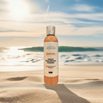 Goddess Glow Shimmer Suntan Lotion SPF 40