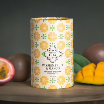 Leung's Cha Passion Fruit Mango Green Tea - Skincare Lab