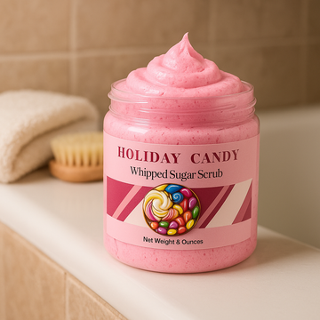 Holiday Candy Whipped Sugar Scrub - Skincare Lab