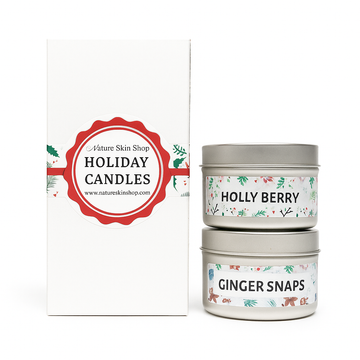 Holiday Candle Gift Set | Holly Berry & Ginger Snaps