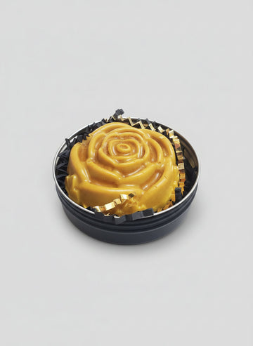 Lotion Bar with Rose Petals