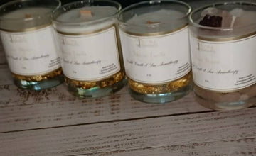 Lux Scented Gold Flakes Hhandmade Candle