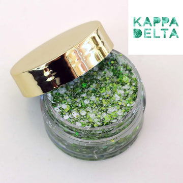 Paillettes pour le visage aux couleurs de l'école