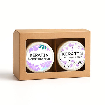 Keratin Intense Repair Shampoo & Conditioner Bar Set