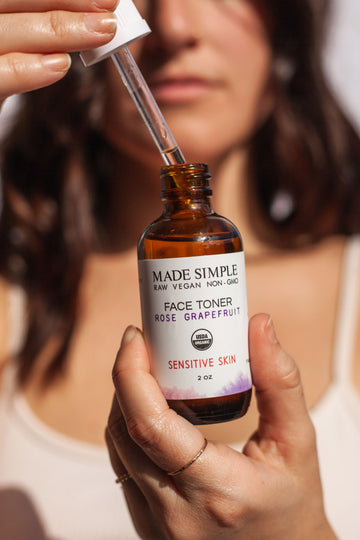 Rose Grapefruit Face Toner for Sensitive Skin - Skincare Lab