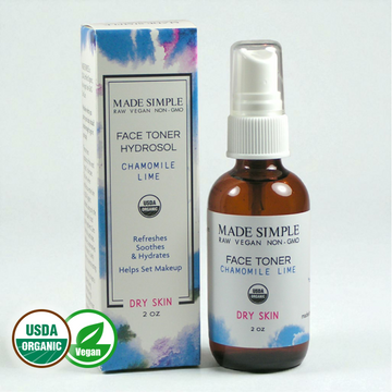 Chamomile Lime Face Toner for Dry Skin