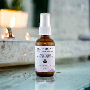 Rose Grapefruit Face Toner for Sensitive Skin - Skincare Lab