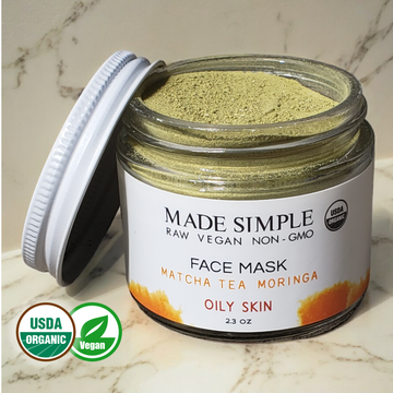 Matcha Tea Moringa Face Mask for Oily Skin - Skincare Lab
