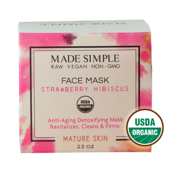 Strawberry Hibiscus Face Mask for Mature Skin - Skincare Lab