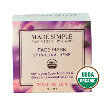 Spirulina Hemp Face Mask for Sensitive Skin - Skincare Lab