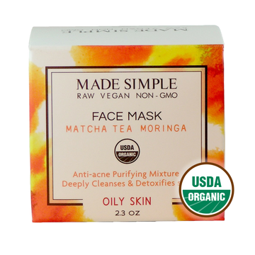 Matcha Tea Moringa Face Mask for Oily Skin