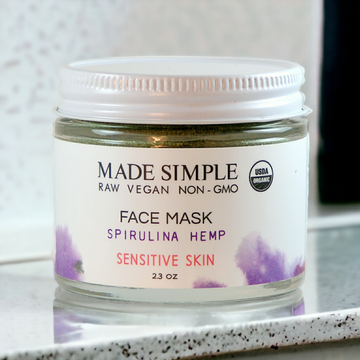 Spirulina Hemp Face Mask for Sensitive Skin - Skincare Lab
