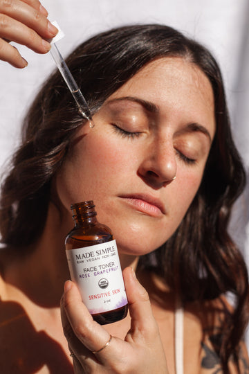 Rose Grapefruit Face Toner for Sensitive Skin - Skincare Lab
