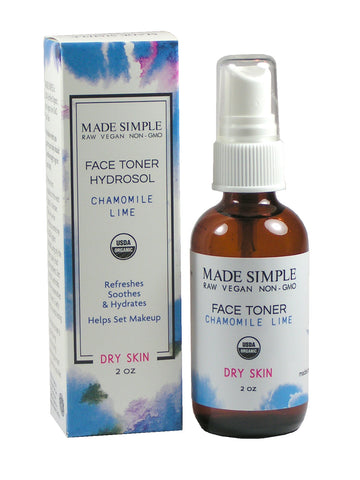 Chamomile Lime Face Toner for Dry Skin - Skincare Lab