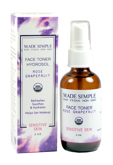 Rose Grapefruit Face Toner for Sensitive Skin