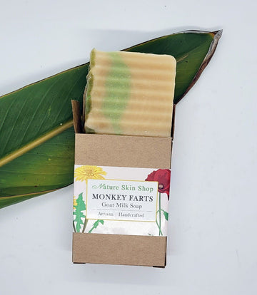 Monkey Farts Goat Milk Natural Soap, Cold Process