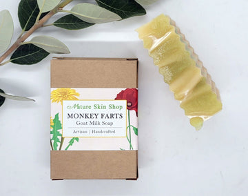 Monkey Farts Goat Milk Natural Soap, Cold Process