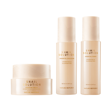 3 Step: Snail Solution Essential Anti-aging Skincare Set