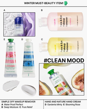 Simple Off Face & Eye Makeup Remover Special Set - Sensitive Fresh