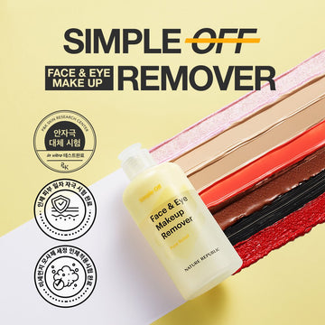 Simple Off Face & Eye Makeup Remover Special Set - Pure Relief