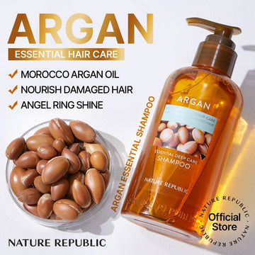 Argan Essential Deep Care Jumbo Shampoo Triple Value Set