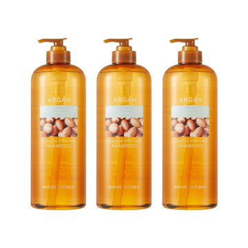 Argan Essential Deep Care Jumbo Shampoo Triple Value Set