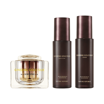 3 Step: Ginseng Gold Silk Anti-aging Skincare Set