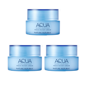 Super Aqua Max Fresh Watery Cream (Oily Skin) Triple Value Set