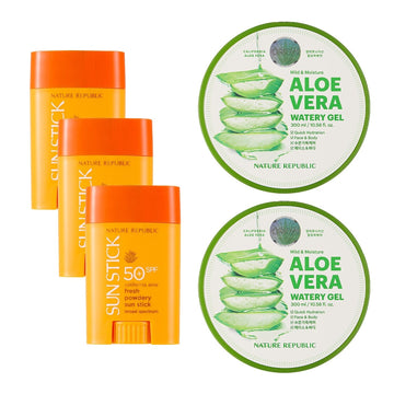 California Aloe Vera Sun Protection Set